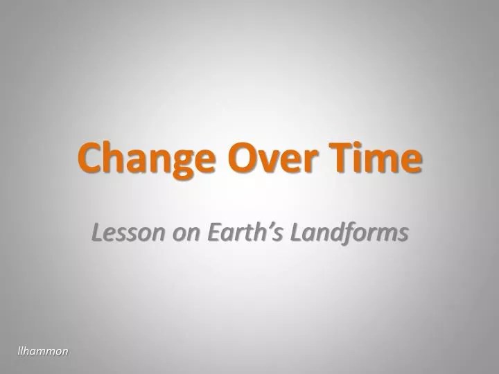 PPT Change Over Time PowerPoint Presentation, free download ID4983035