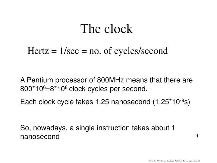 PPT The clock PowerPoint Presentation, free download ID5138002