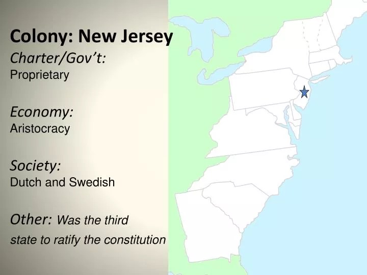 PPT Colony New Jersey Charter/Gov’t Proprietary Economy