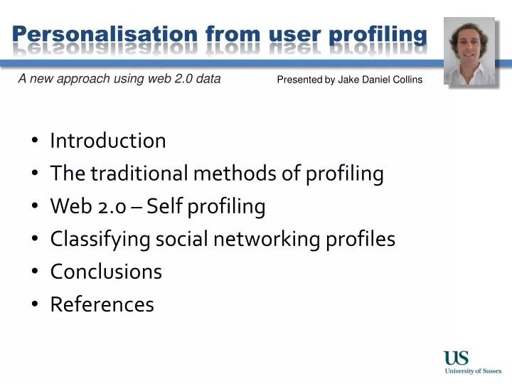 PPT Introduction The traditional methods of profiling  2.0 Self profiling PowerPoint