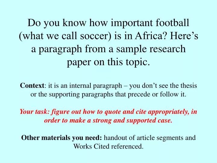 PPT - Africa_intext_citation_example PowerPoint Presentation, free download - ID:5367263