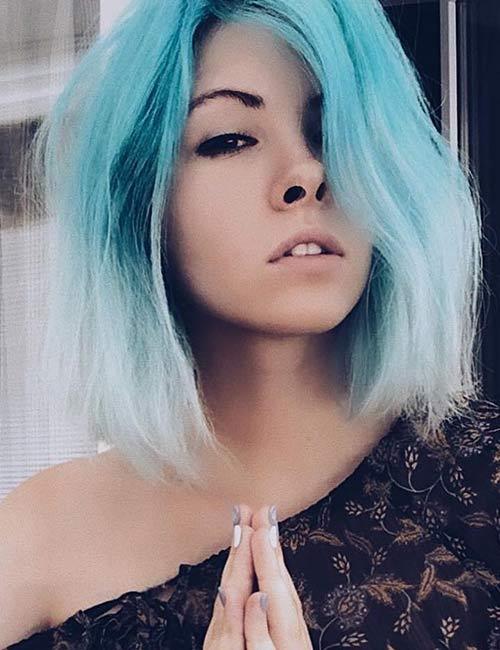 18+ Hair Color Sky Blue, Top Concept!