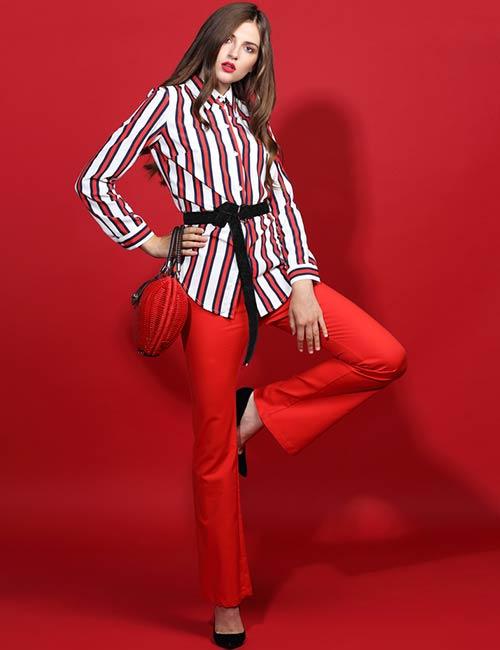 What To Wear With Red Pants 16 Styling Ideas