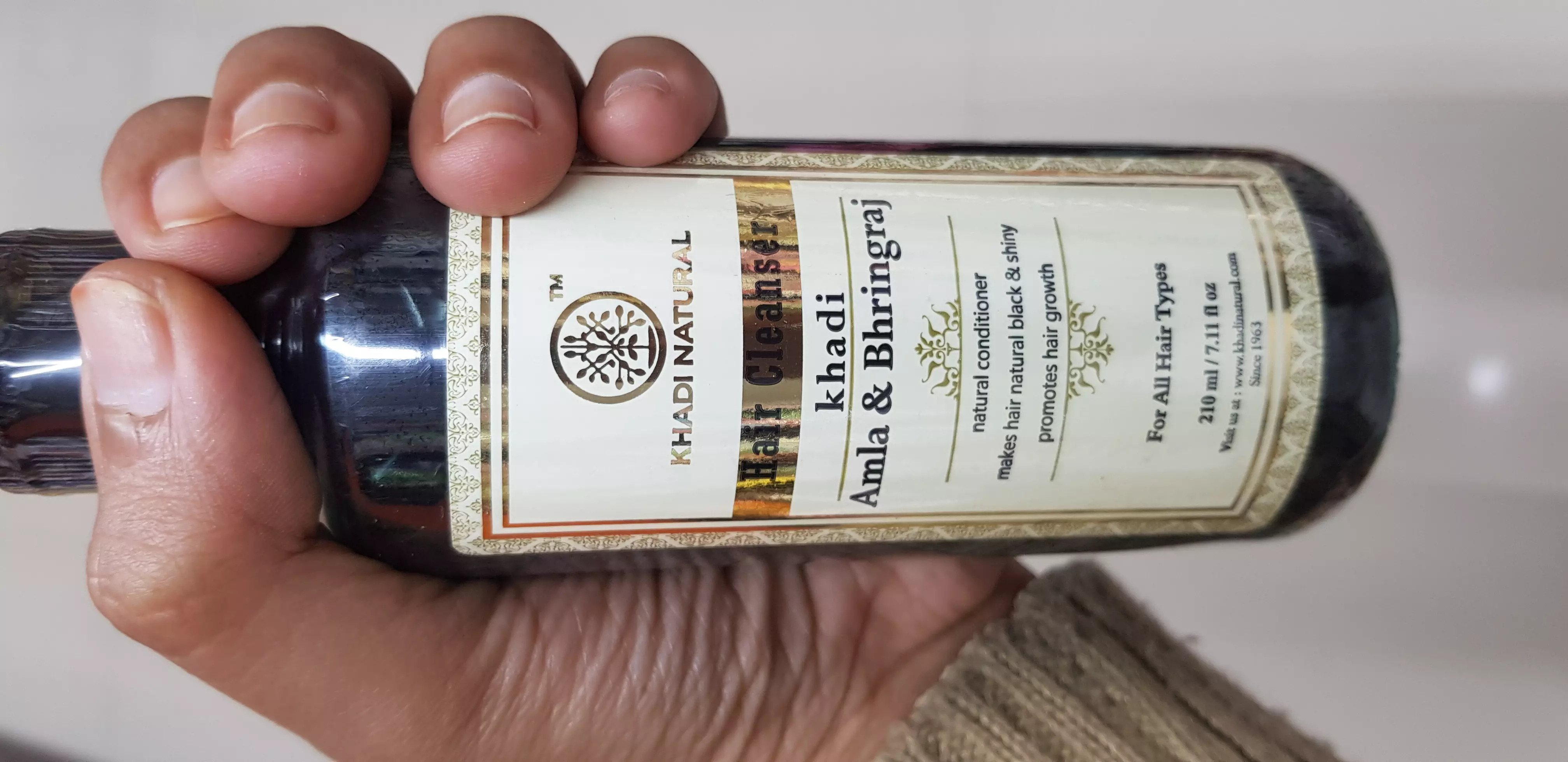 Khadi Natural Amla & Bhringraj Hair Cleanser Reviews, Ingredients