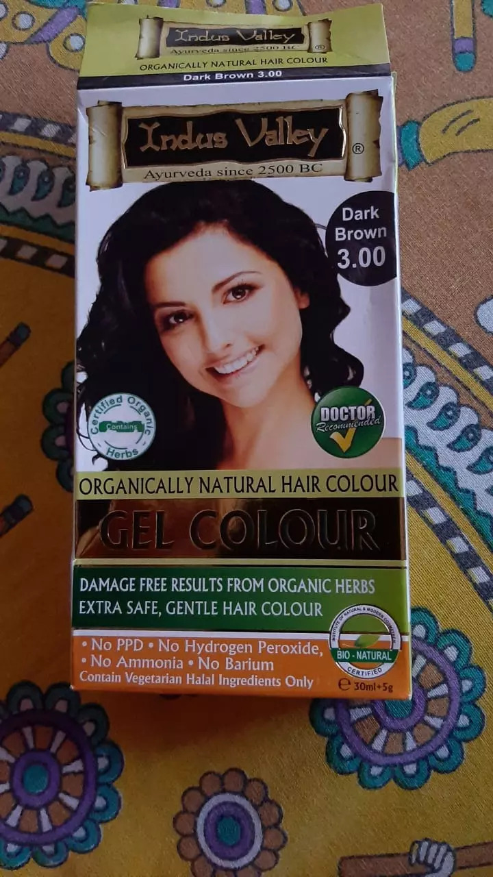 Indus Valley Gel Hair Colour Natural Black 1.0 Genuine Reviews From Users