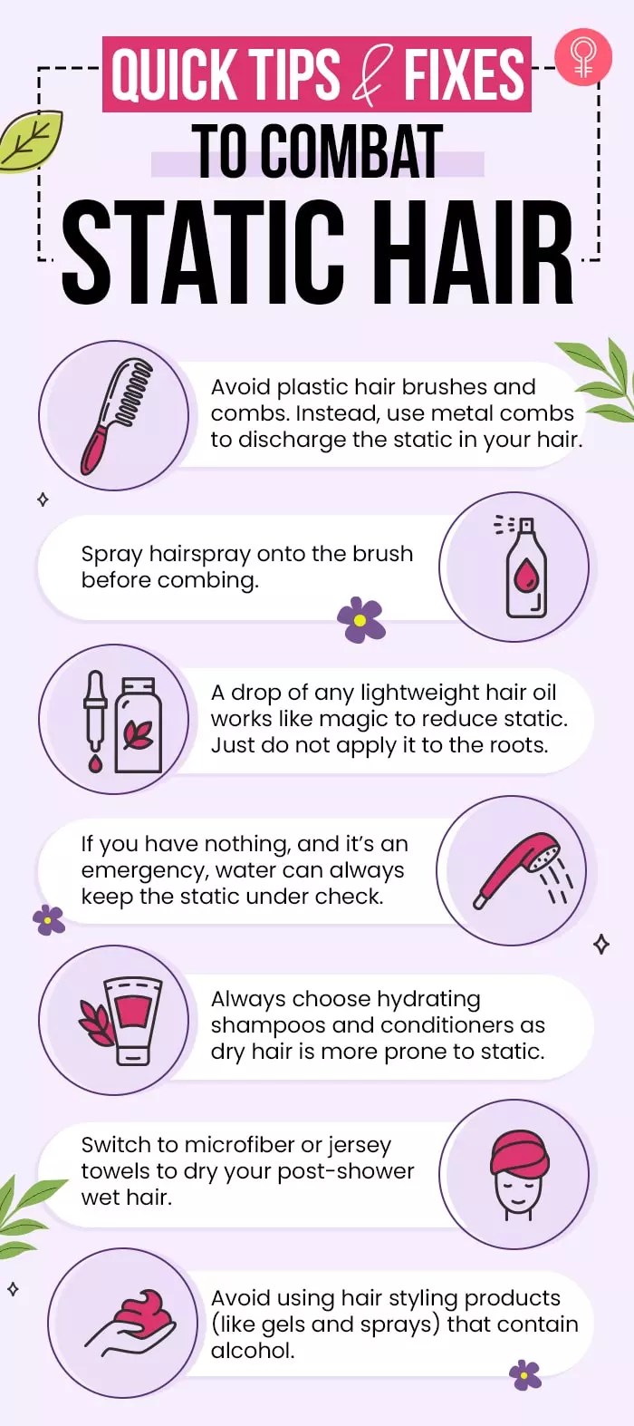 How To Get Rid Of Static Hair Using 11 Simple Tips