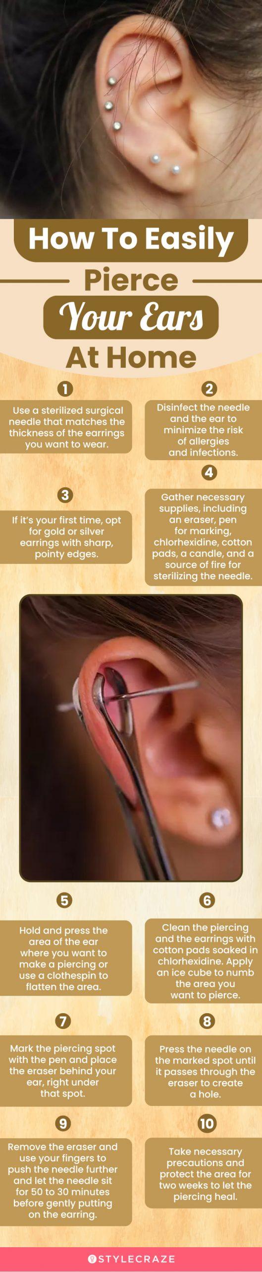 How To Pierce Your Ear A Complete Guide