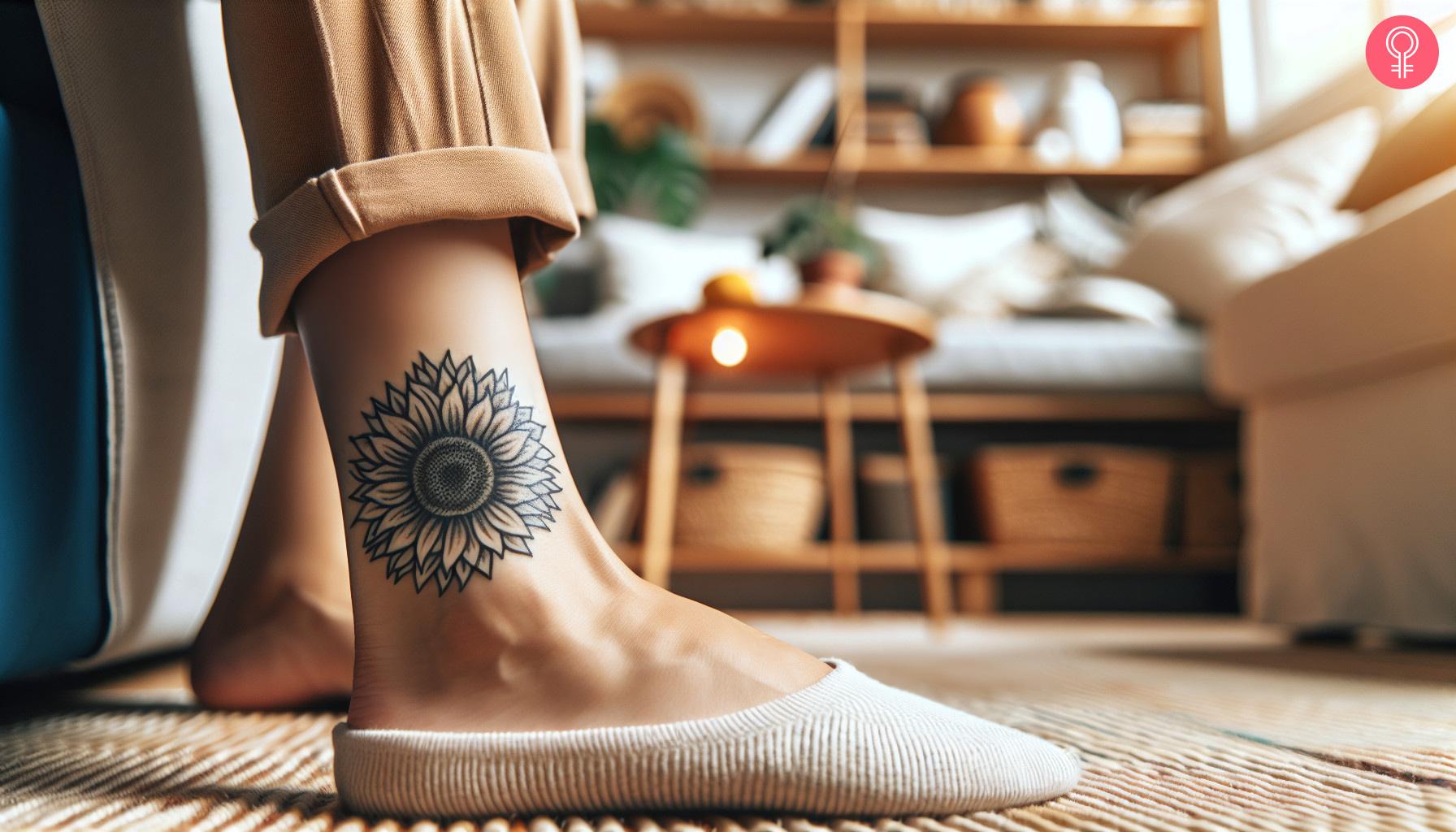 8 Stunning Flower Foot Tattoo Ideas You Will Love vamaindia.in
