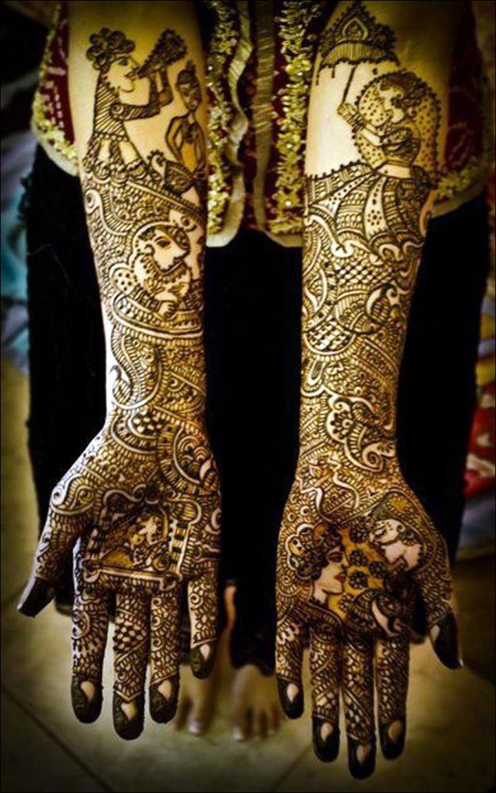 9 Ornate Marathi Mehndi Design Schemes You'll Fall For