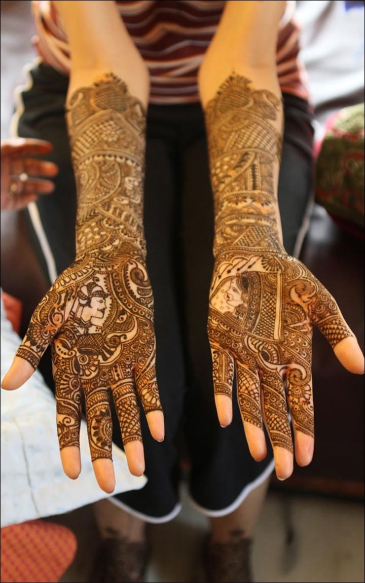 9 Ornate Marathi Mehndi Design Schemes You'll Fall For