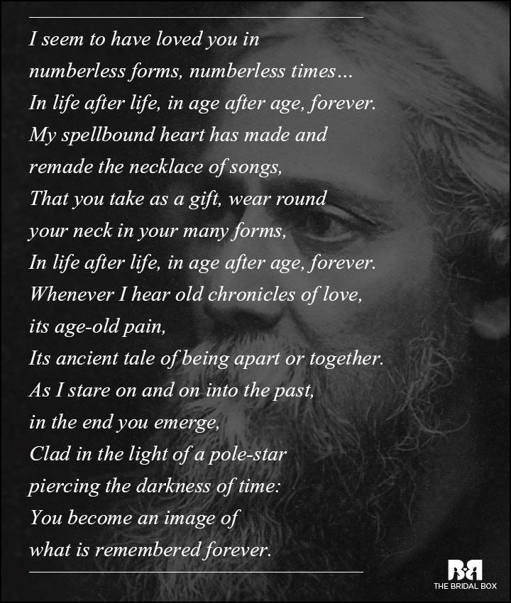 10 Rabindranath Tagore Love Poems That Capture The Essense