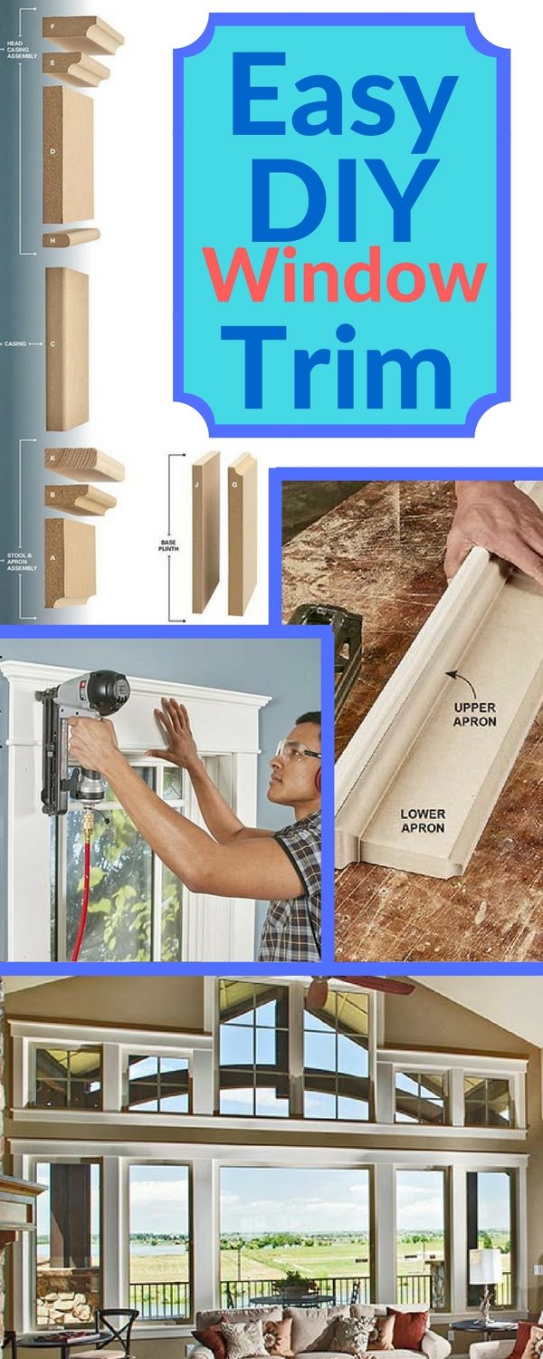 Installing Window Trim the Easy Way MDF Trim Molding The Family Handyman