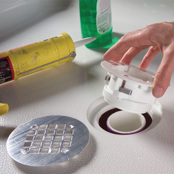 Replace a Shower Drain From the Top The Family Handyman