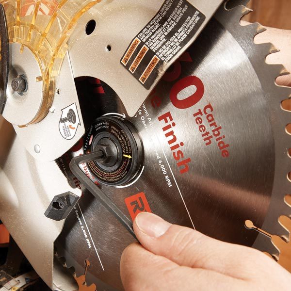 Retrofit a Miter Saw With a Laser The Family Handyman