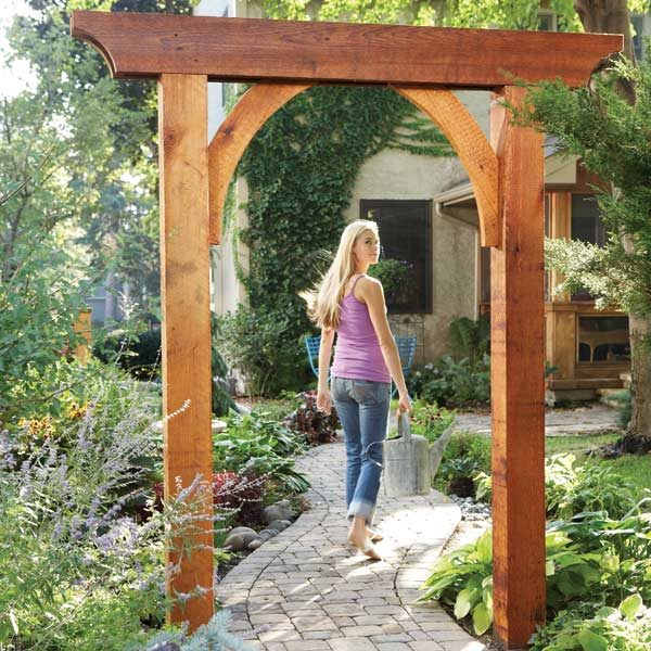 Build a Garden Arch The Family Handyman