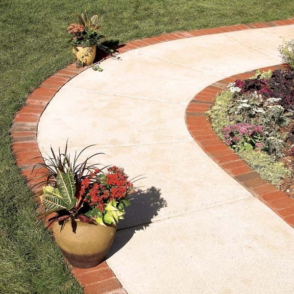 Use Brick Borders for Path Edging The Family Handyman