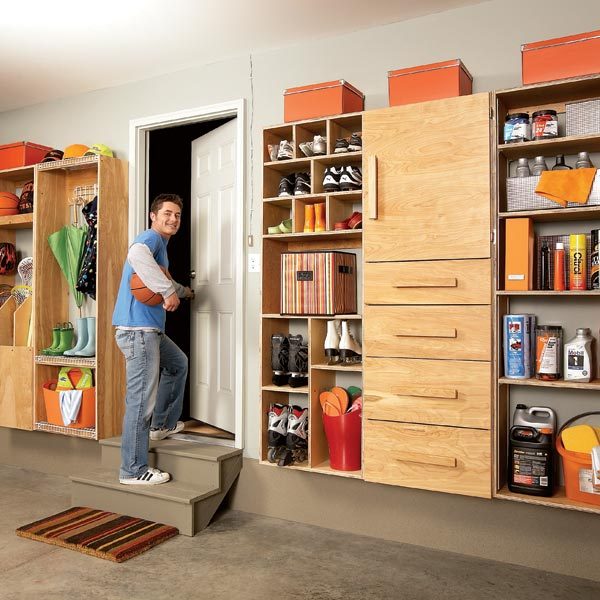 Garage Storage Backdoor Storage Center The Family Handyman
