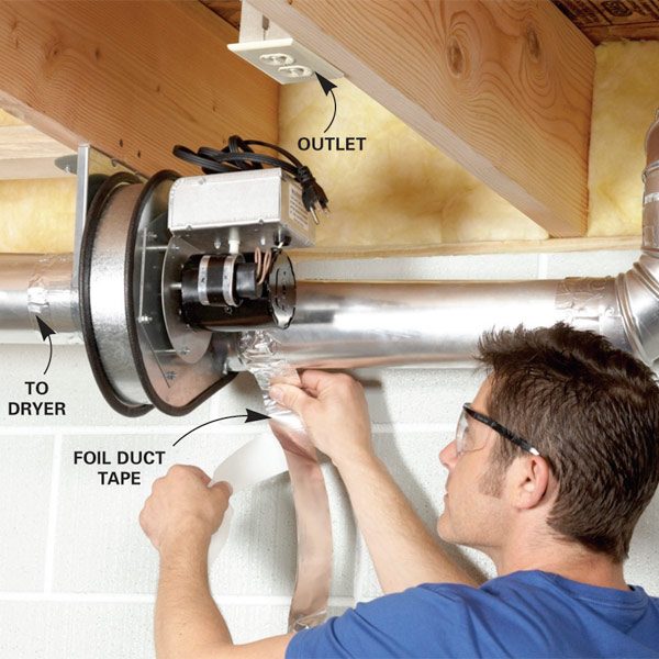 Dry Clothes Faster with a Dryer Duct Booster The Family Handyman