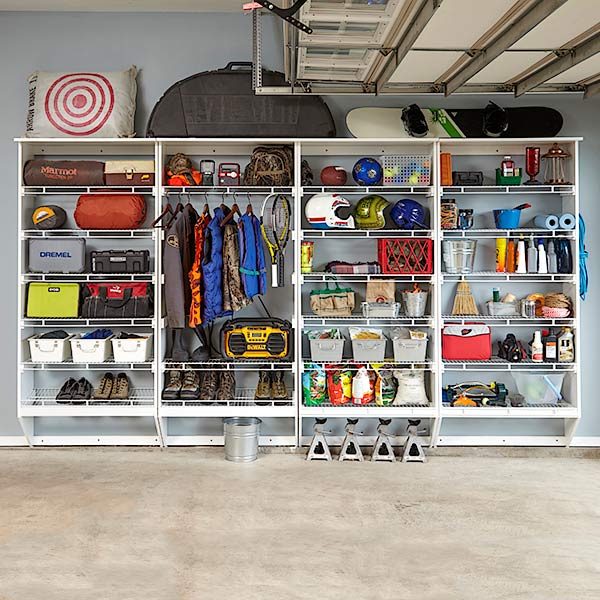 Wire Shelving & Melamine Garage Storage Plans The Family Handyman