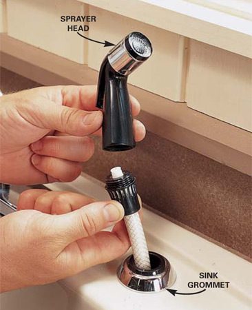 Replace a Sink Sprayer and Hose | The Family Handyman