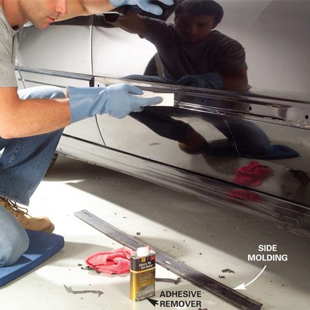 Auto Body Side Molding Fix | The Family Handyman