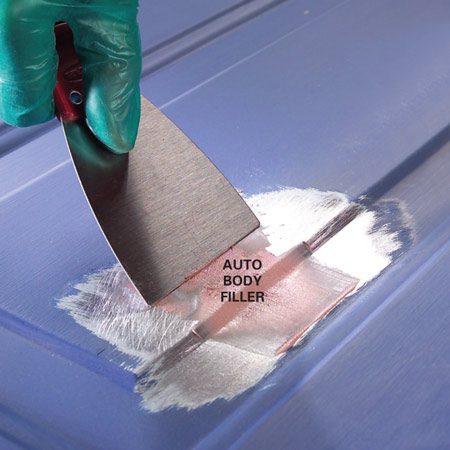 Steel Door Repair: Repair a Dented Steel Door | The Family Handyman