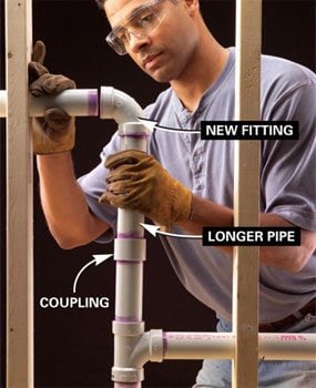 How to Glue PVC and Join Plastic Pipe (DIY) | Family Handyman