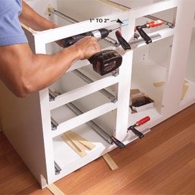 How To Install Kitchen Cabinets Diy Family Handyman