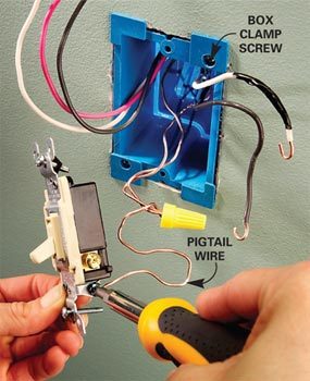 How To Change A Three Way Light Switch To A Two Way » Wiring Work