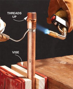 How To Solder Copper Pipe Without Flame