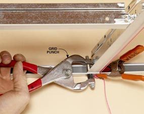 Drop Ceiling Tiles Installation Tips The Family Handyman
