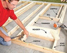 How to Build a Garage: Framing a Garage (DIY) | Family Handyman