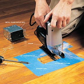 How To Install Electrical Outlet In Existing Concrete Floor | Viewfloor.co