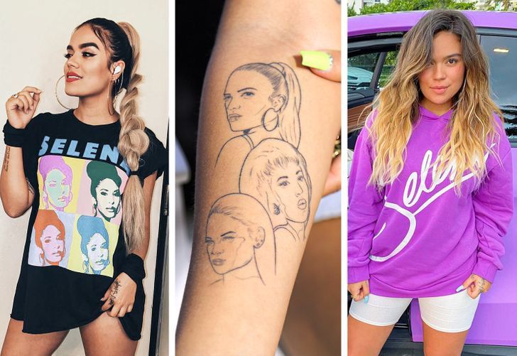 13 veces que las famosas rindieron homenaje a Selena Quintanilla. Hasta