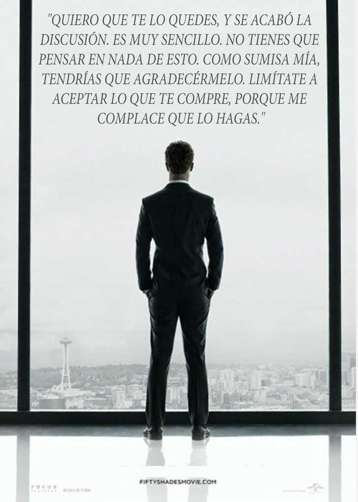 El abuso no es romance 5 citas insanas del libro de “50
