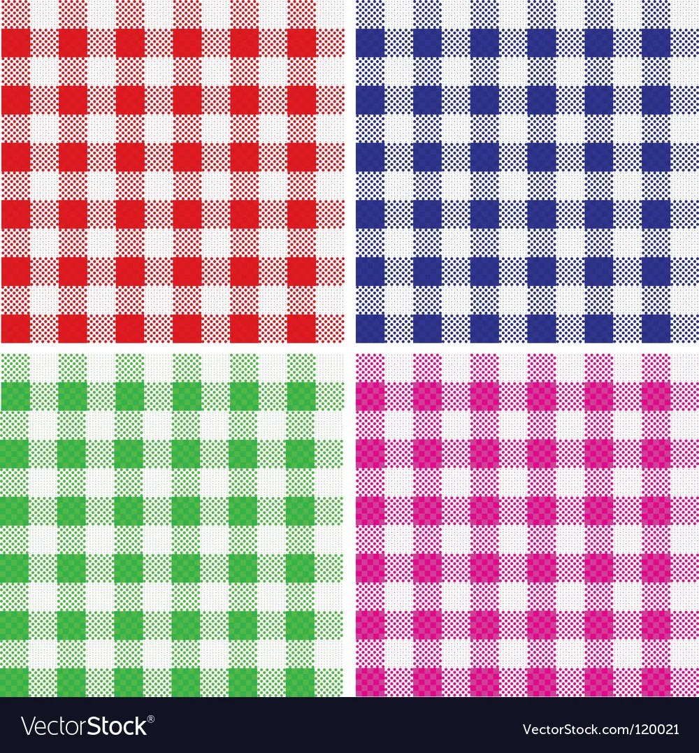 Tablecloth pattern Royalty Free Vector Image VectorStock