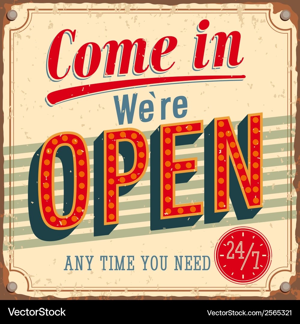 Open Royalty Free Vector Image VectorStock