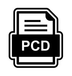 Pcd Icon File Vector Images 60