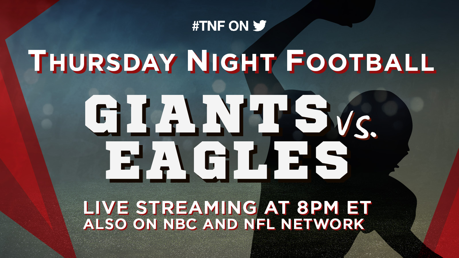 'Thursday Night Football' live stream Watch Giants vs. Eagles online