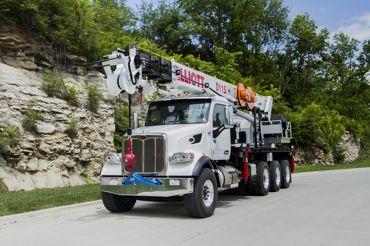 117 ft Digger Derrick Rental Custom Truck One Source