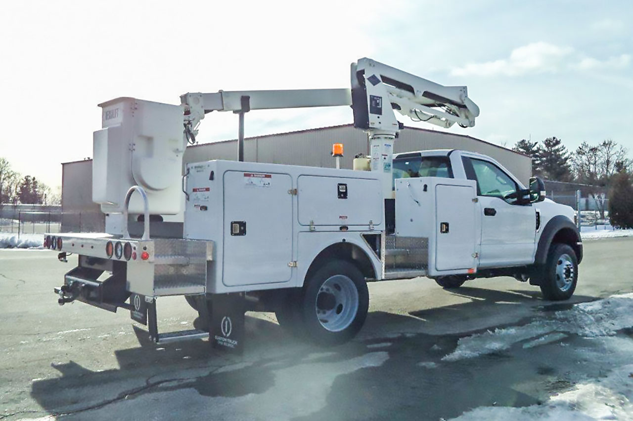 36 ft Distribution Bucket Truck Rental Custom Truck One Source