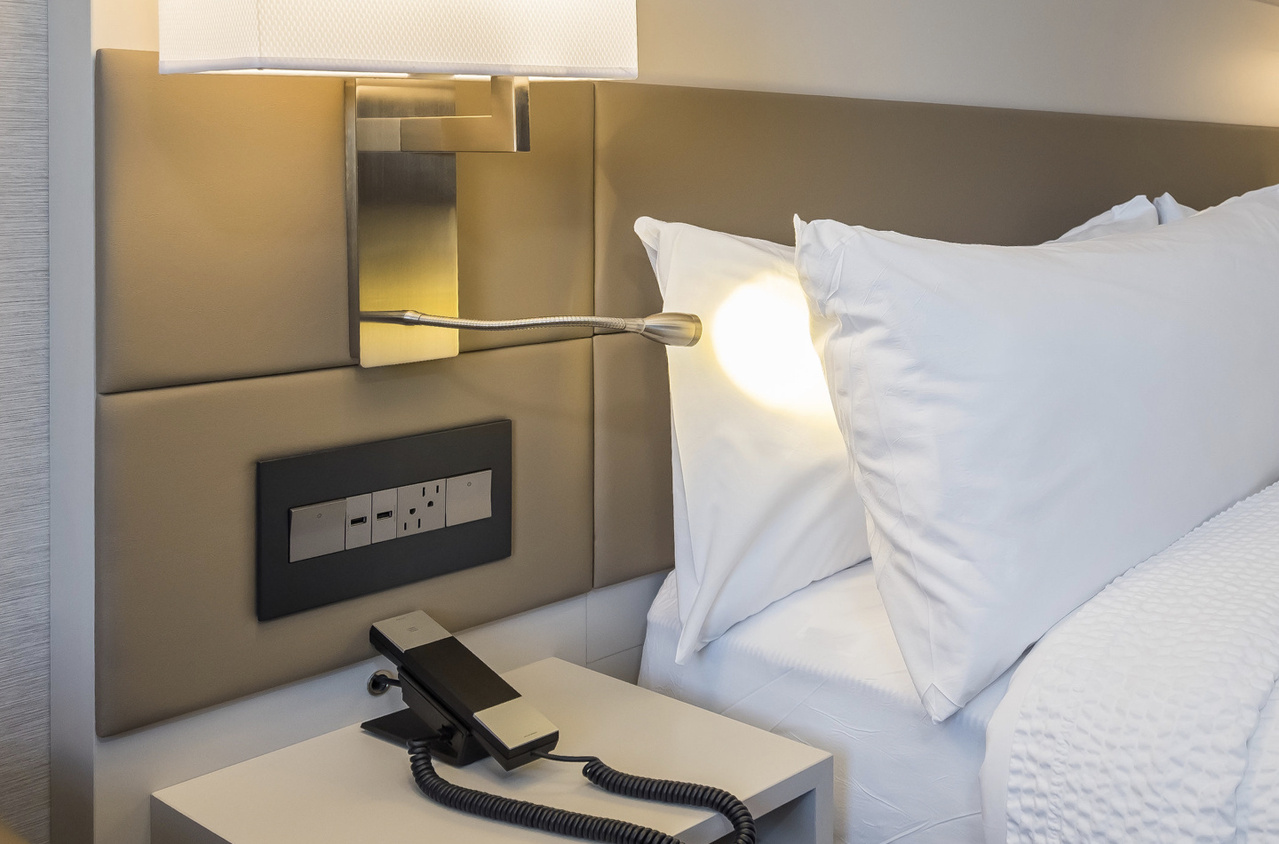 Legrand Power and Charging Solutions for Hotel Furniture
