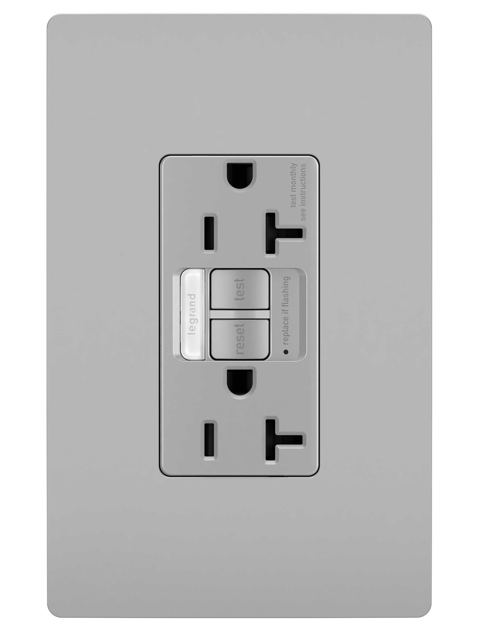 radiant 20A GFCI Outlet with Night Light Legrand
