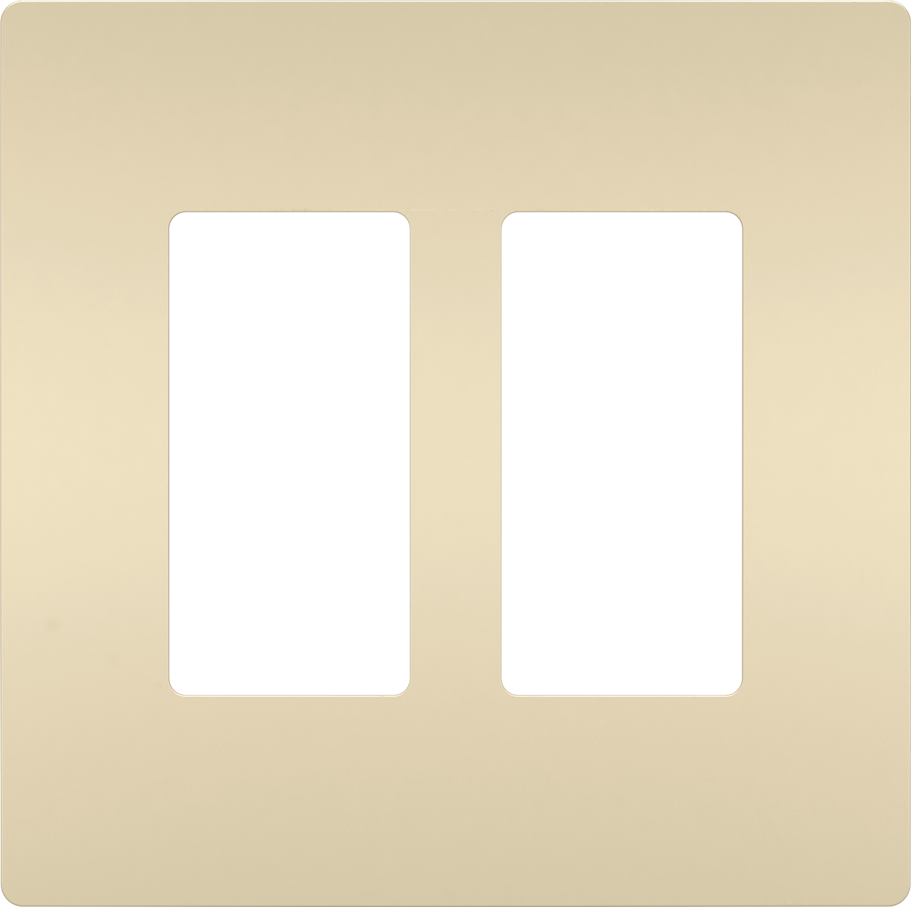 radiant TwoGang Screwless Wall Plate │ Legrand