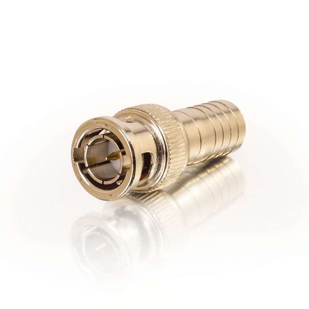 RG6/U Crimp BNC Connector Multipack (10Pack) (TAA Compliant) Bulk
