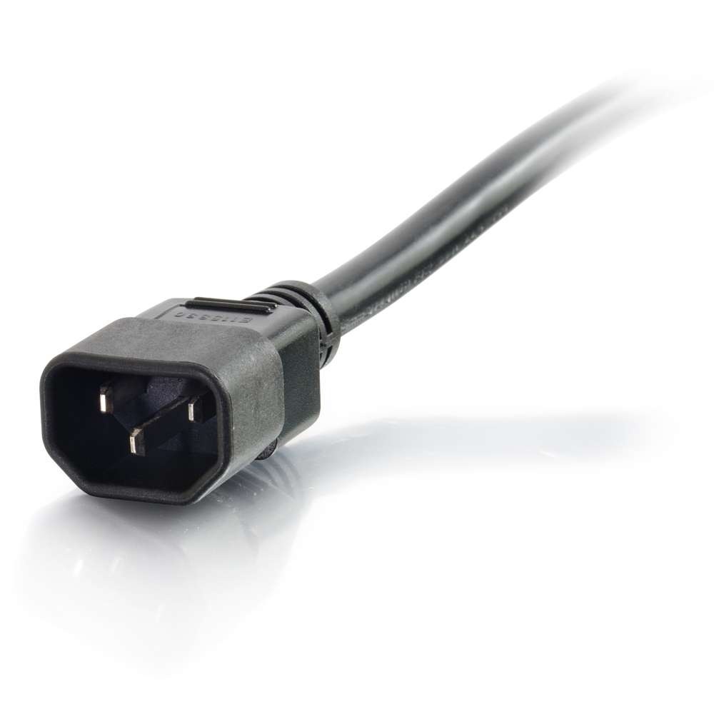 3ft (0.9m) 14AWG 250 Volt Power Cord (IEC C14 to IEC C15) AC Power
