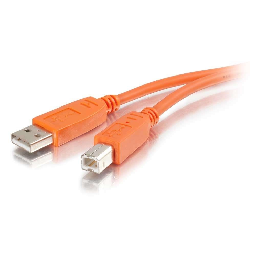 6.6ft (2m) USB 2.0 A/B Cable Multipack (5-Pack) - Multi-Color | USB 2.0