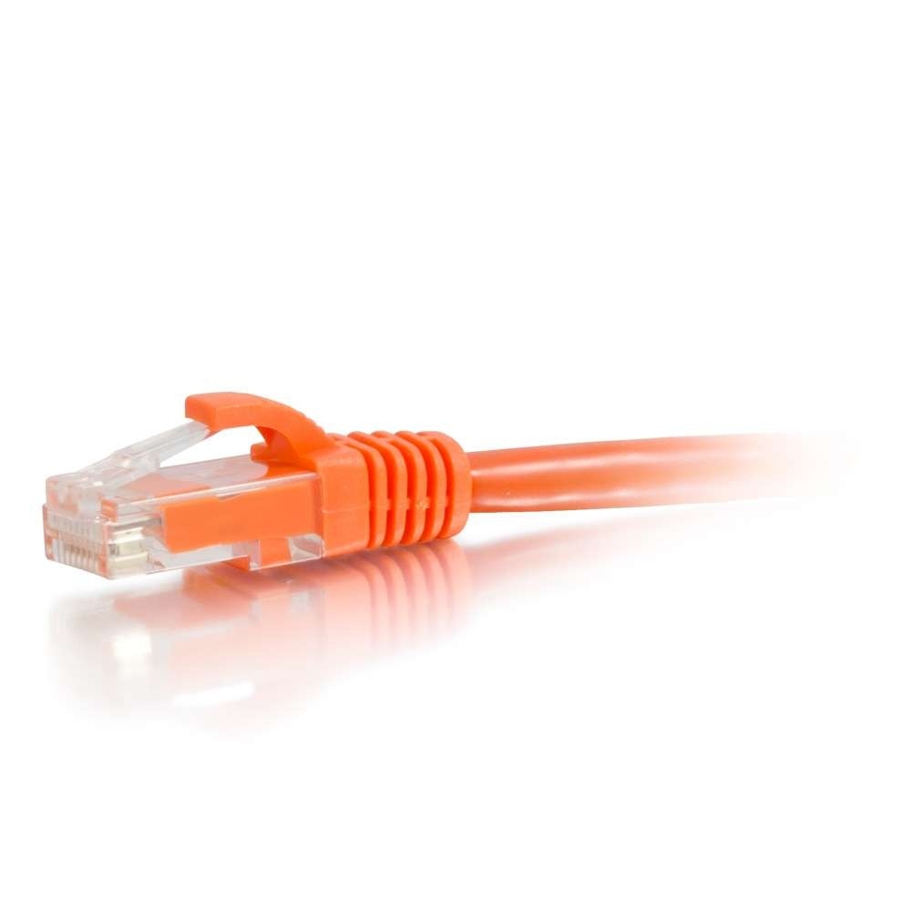 0.5ft (0.15m) Cat5e Snagless Unshielded (UTP) Network Patch Cable Orange Cat5e