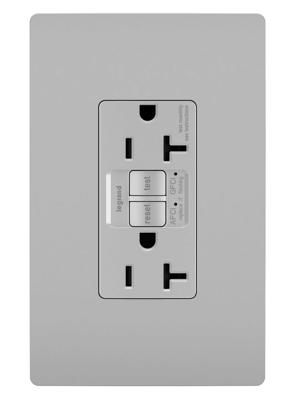 radiant® 20A TamperResistant DualFunction AFCI/GFCI Outlet AFCIs