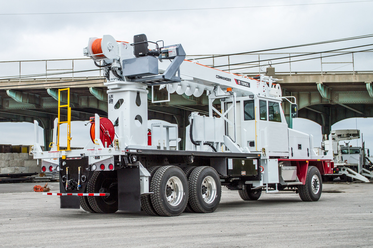 60 ft Digger Derrick Rental Custom Truck One Source